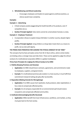 BUSINESS ETHICS – UNIT II: Ethical Theories and Moral Reasoning | PDF