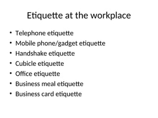 Mastering Business Etiquette: Essential Practices for Professional ...