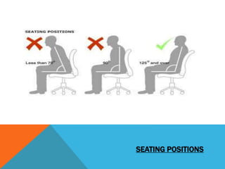 SEATING POSITIONS
 