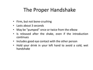 Proper Handshake Instructions.pdf Business etiquette, other countries | PPTX