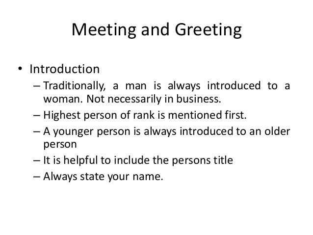 Business etiquette, other countries