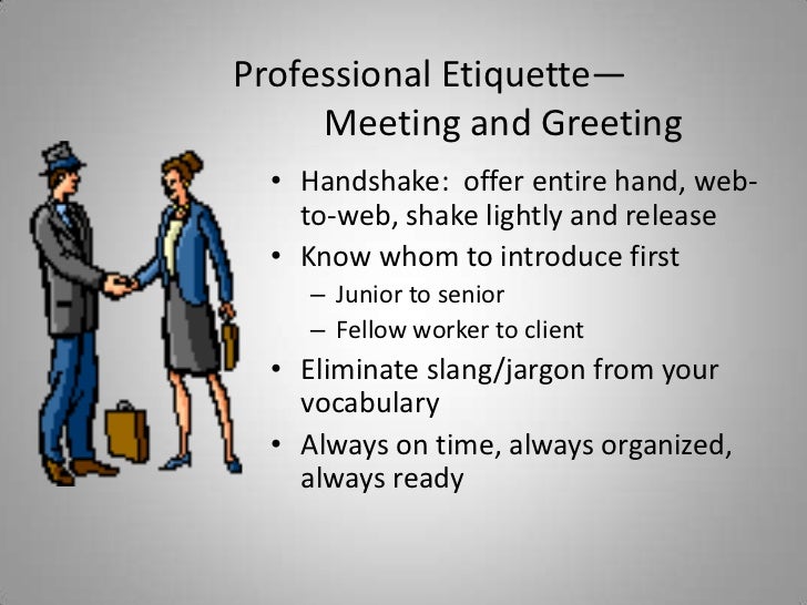 Business etiquette