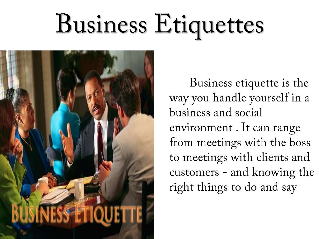 Business etiquettes in australia