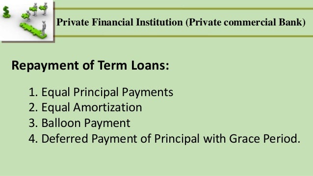 principal payments
