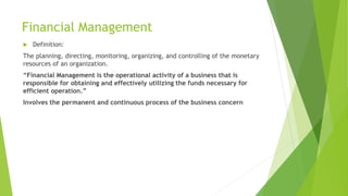 Financial Manager Def BUSINESS FINANCE SLIDES.pptxehhdhrhrhdhdh | PPTX