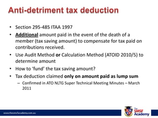SegregatedUnderstanding Segregation – what is it?It’s a fund within a fundSegregatedSegregatedMember 1Member 2Segregated