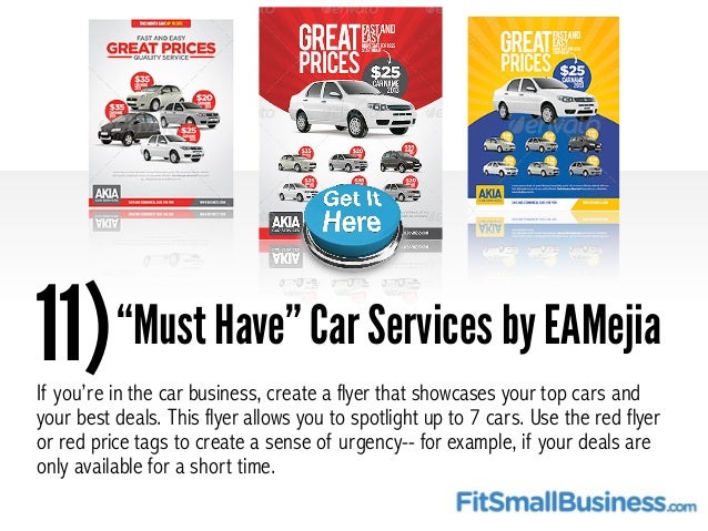 top 25 flyer templates for small businesses make flyers and price tags