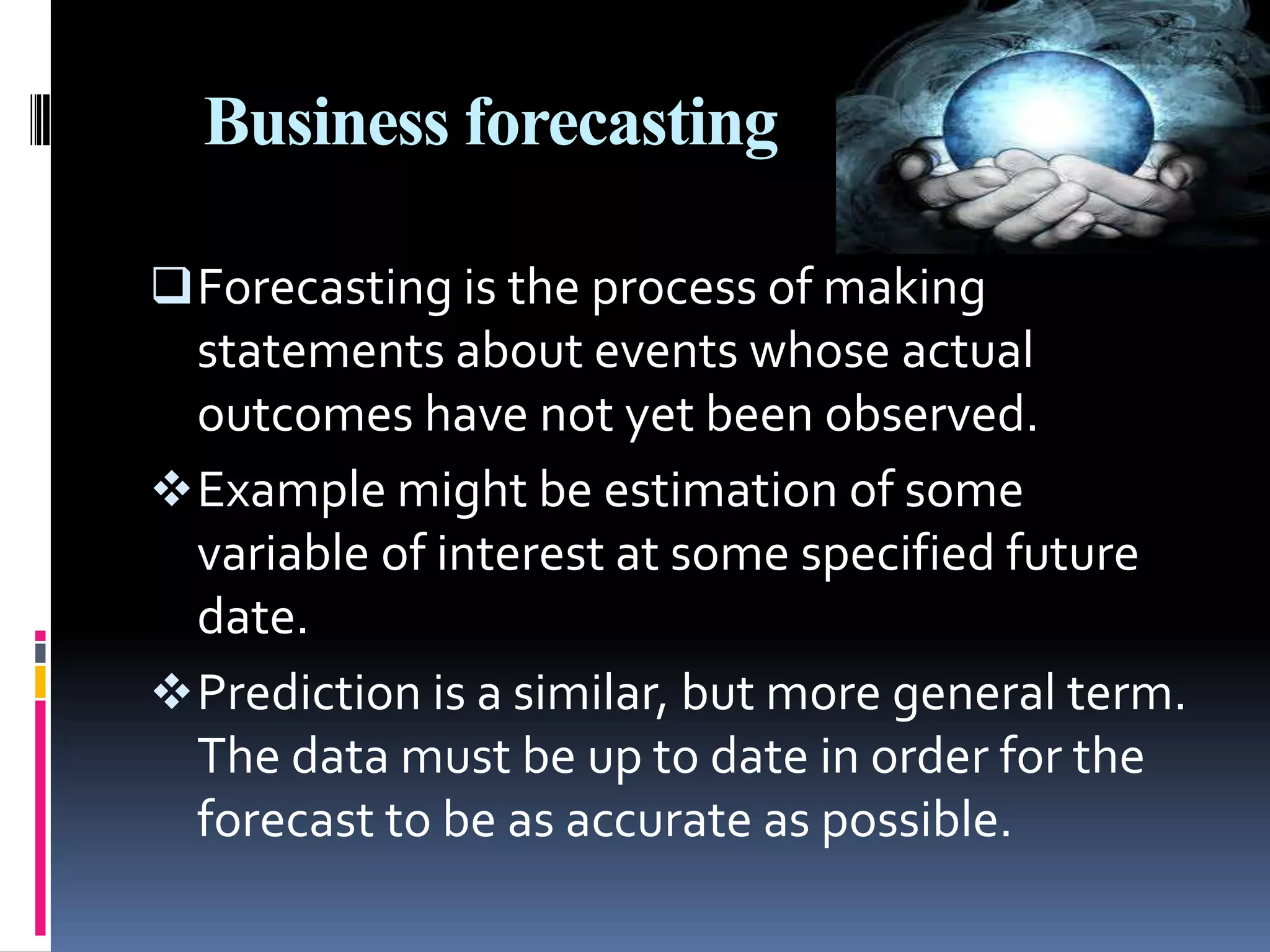 Business forcasting | PPTX