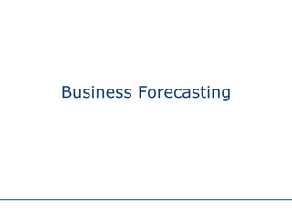 Business Forecasting 