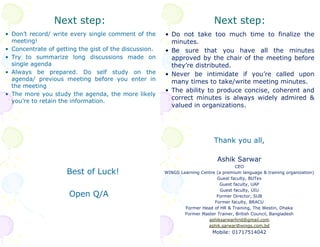 Finalize Discussions Business functional writing- reports, meeting minutes.ppt.pdf