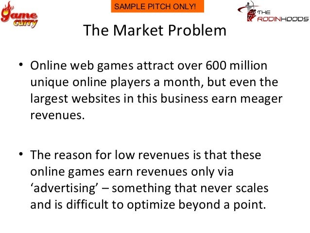a ready to use template for pitching your business for funding with