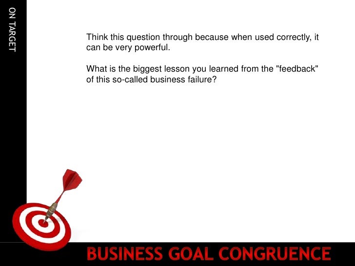 Business Goal Congruence