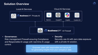BusinessGPT - Security and Governance for Generative AI | PPTX