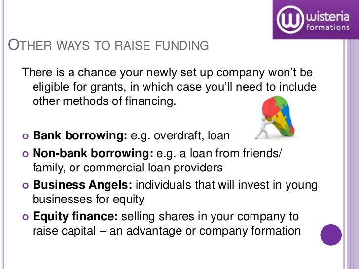 Funding options for a startup online business