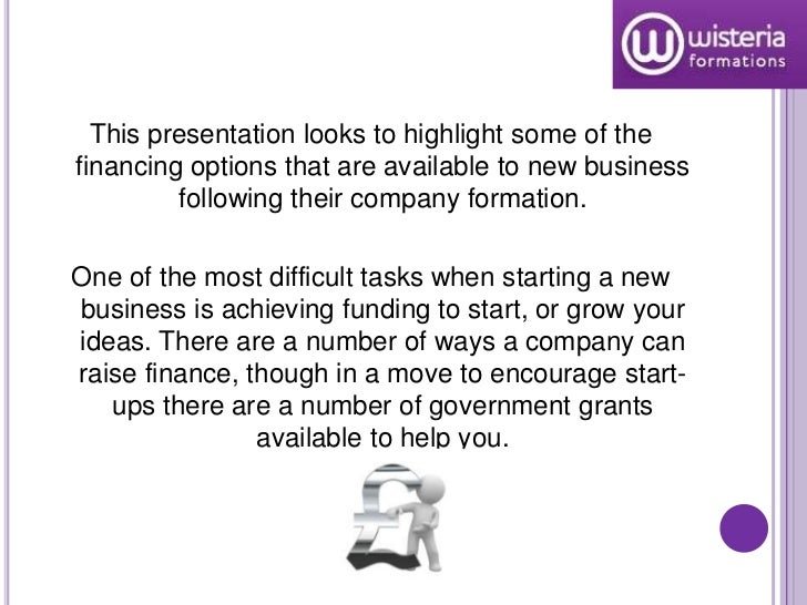 Funding options for a startup online business