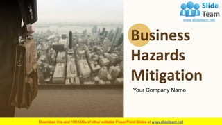 Business
Hazards
Mitigation
Your Company Name
1
 