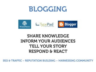 Business hive - Web strategy using web2.0 tools