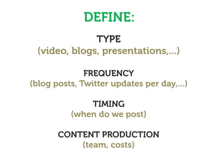 Business hive - Web strategy using web2.0 tools