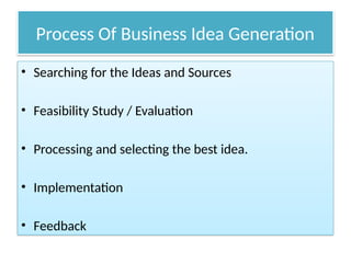 Business Idea Evaluation for business entrepreneurship | PPTX