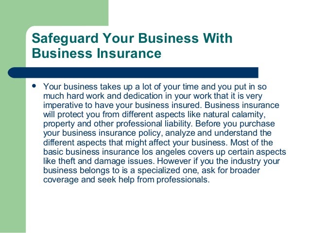 Business insurance los angeles