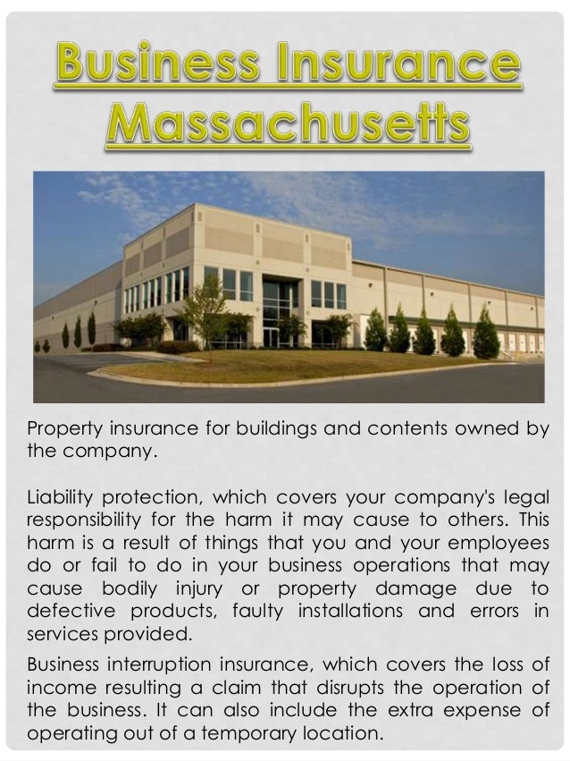 Business insurance massachusetts