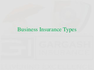 Business Insurance Types

 