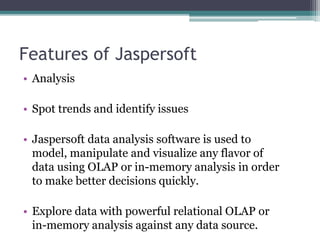 Business Intelligence Tool Jaspersoft