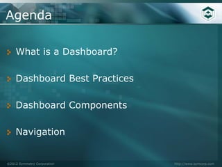 Business Intelligence Dashboard Design Best Practices | PDF