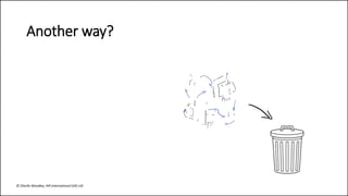 Another way?
© Charlie Woodley, Hill International (UK) Ltd
 