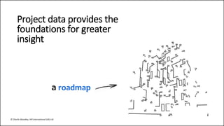 Project data provides the
foundations for greater
insight
a roadmap
© Charlie Woodley, Hill International (UK) Ltd
 