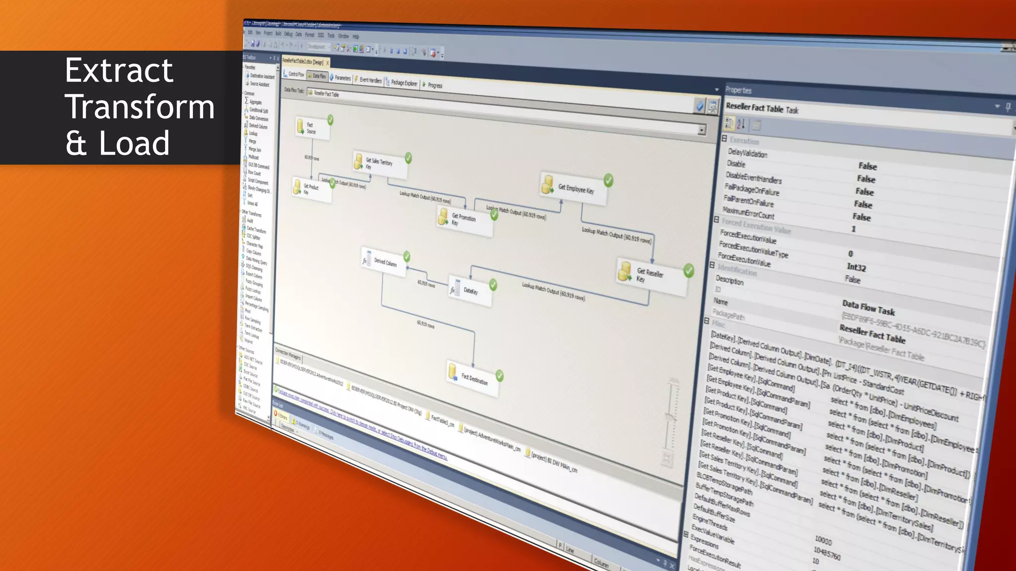 Extract
Transform
& Load
 