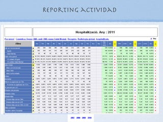 Reporting actividad
 