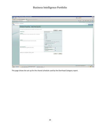 Business Intelligence Portfolio