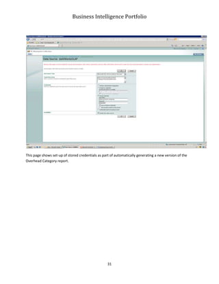 Business Intelligence Portfolio