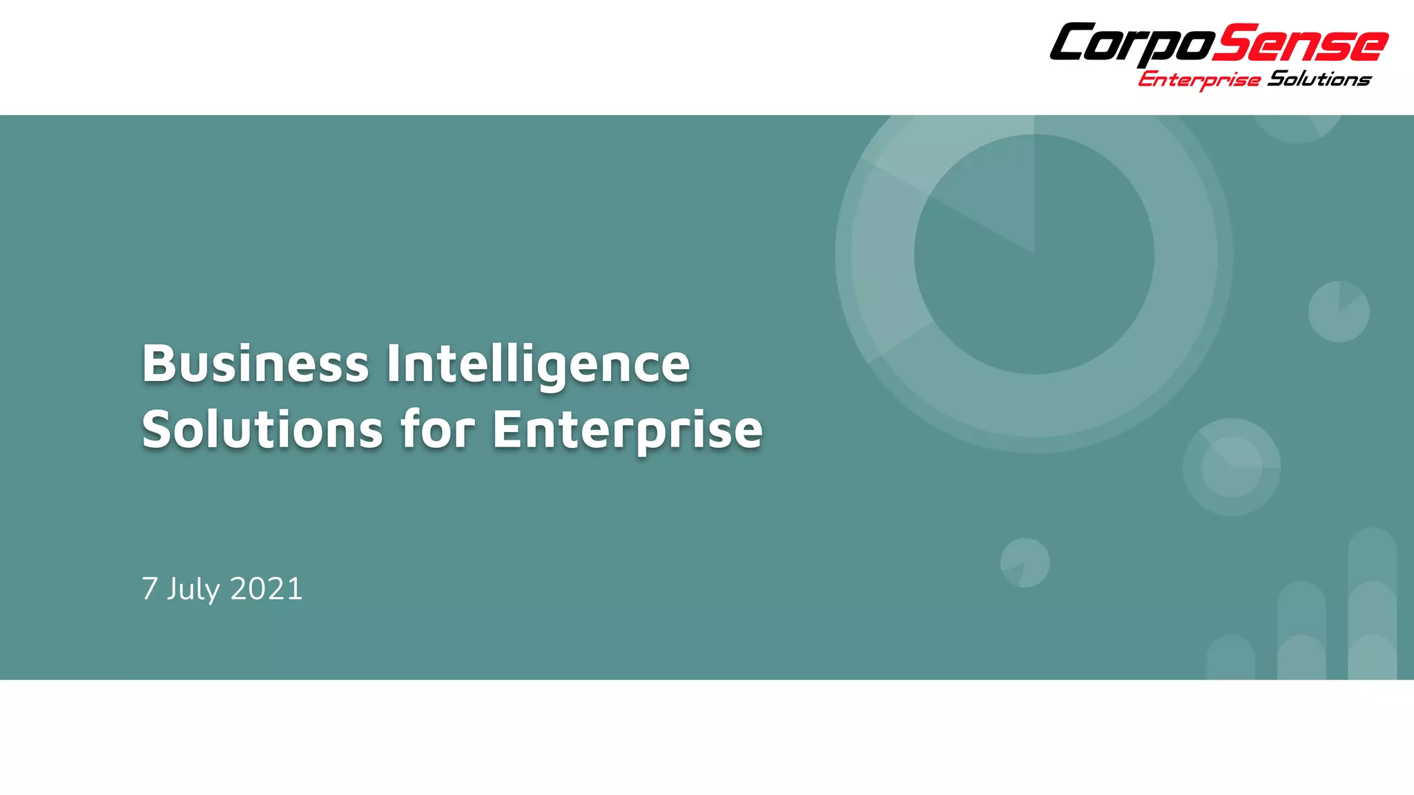 Business Intelligence Software Comparison 2021 PPT