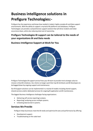 Business intelligence solutions in Prefigure Technologies.pdf