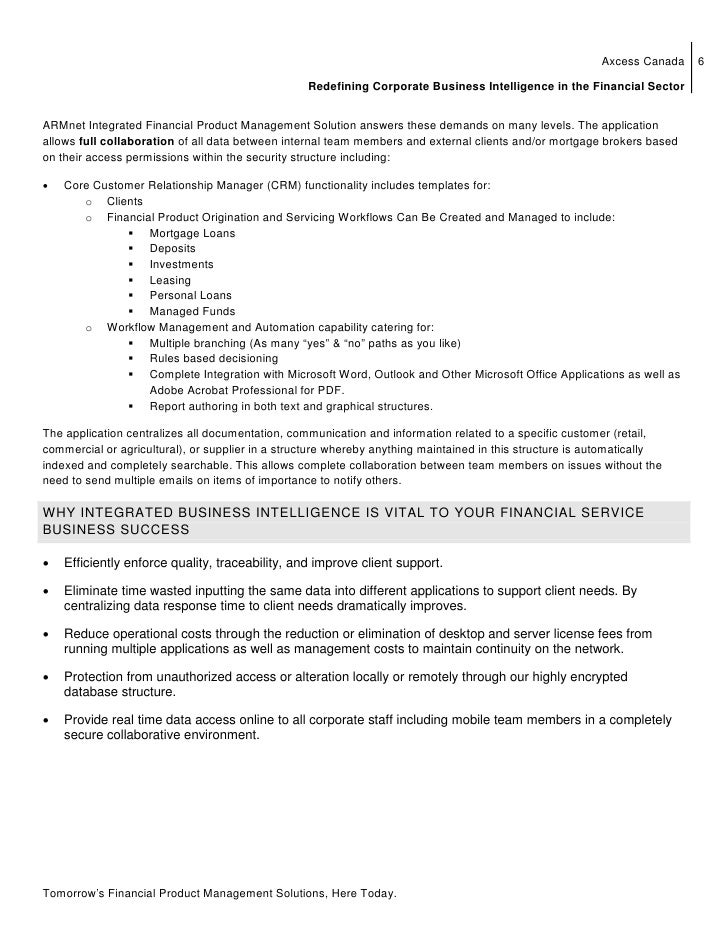 Business Intelligence White Paper