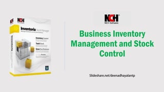 Inventory management and stock control software | Inventoria | PDF