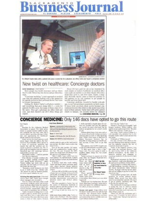 Business Journal about Dr. Bob and Direct Access Medicine
