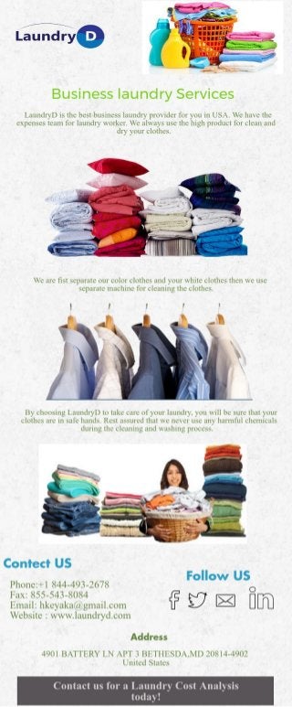 Business laundry services - LaundryD