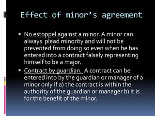 Essentials of  valid considerationIt must be real and not illusory- a promise by a man to make two parallel lines meet  is no good consideration.It must be lawful.The consideration of an agreement is lawful unless -    a)it is forbidden by law. b)fraudulent c) it involves or implies injury to person or property of another d) the court regards it as immoral or opposed to public policy e) it defeats the provision of any law.Discharge of a pre-existing obligation is no consideration.
