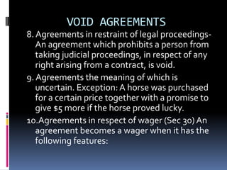 MisrepresentationInducing mistake about subject-matter : If a party to an agreement induces the other party, although innocently, to commit a mistake as to the nature or quality of the subject-matter  of the agreement, he becomes guilty of misrepresentation.Eg: Concealment of information relating to company in prospectus.