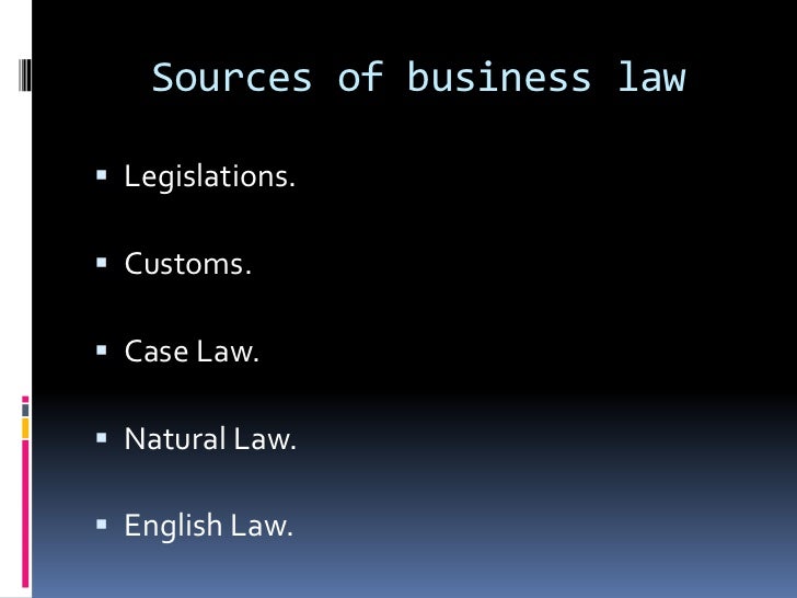 Business law