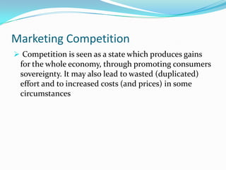 Three levels of competition