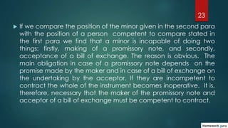 23
 If we compare the position of the minor given in the second para
with the position of a person competent to compare s...