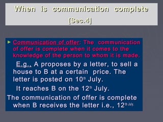 When is communication completeWhen is communication complete……....
► TheThe communication ofcommunication of revocationrev...