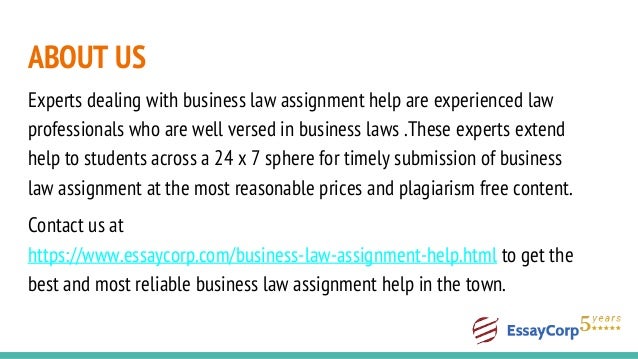 Do my business law homework