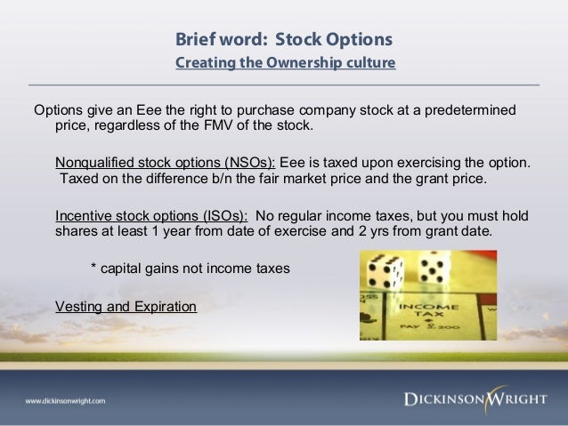 Non qualified stock options expiration date