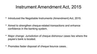 BUSINESS LAW UNIT V - Law of Negotiable Instruments (Instrument ...