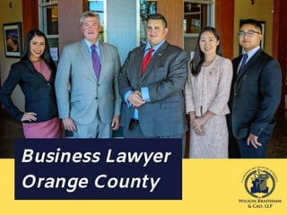 Business lawyer orange county